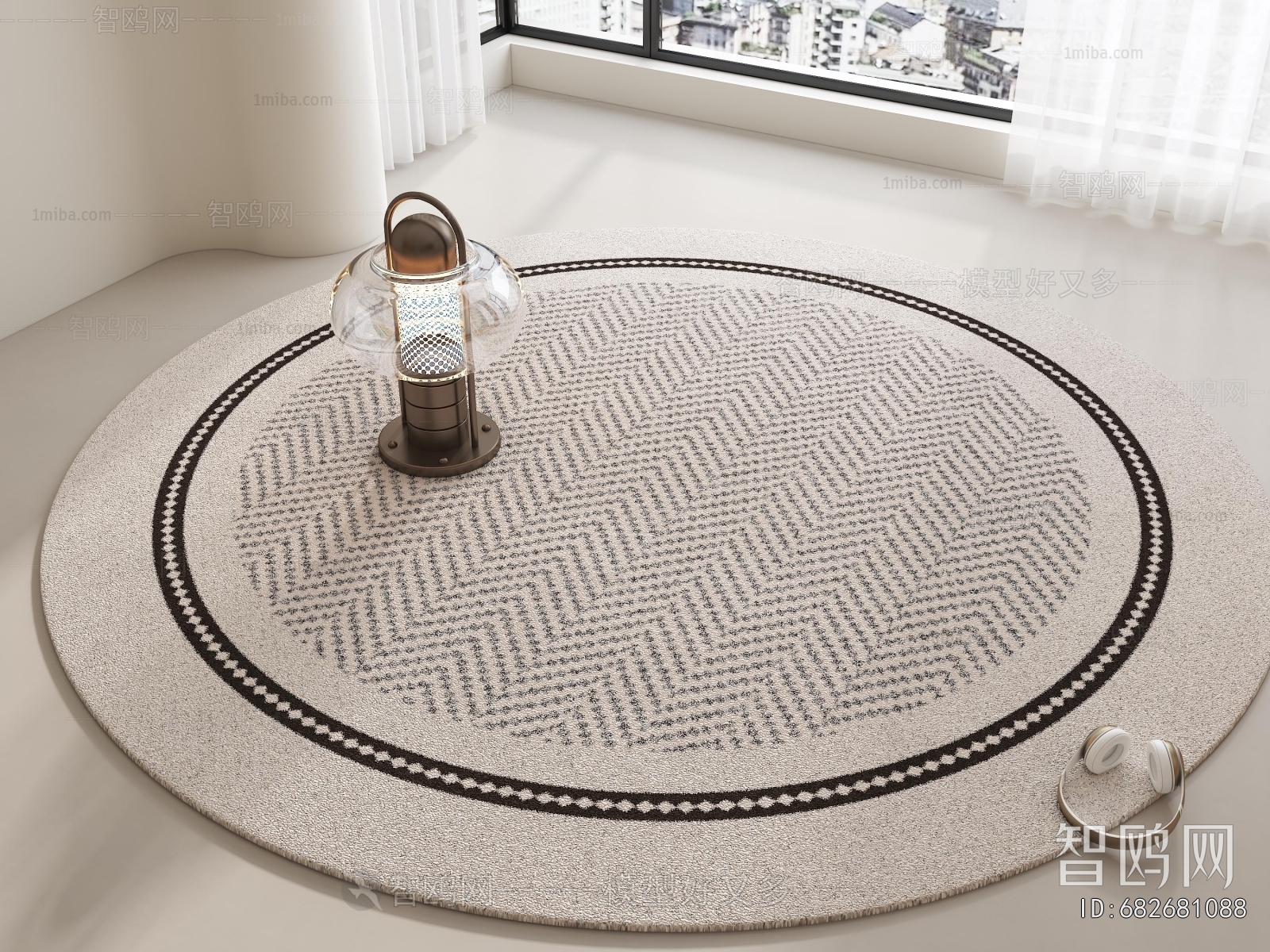 Modern Circular Carpet