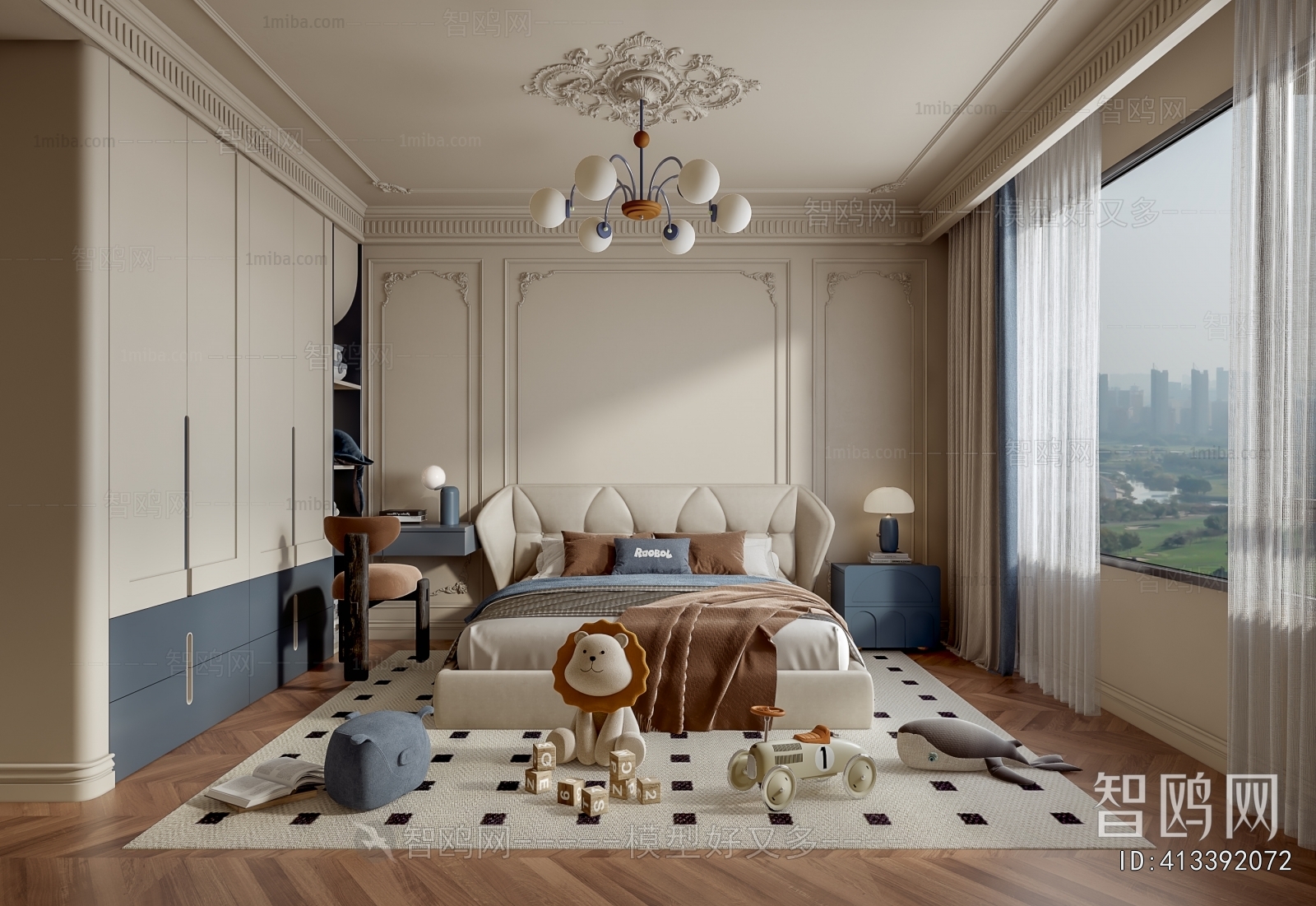 French Style Children's Room