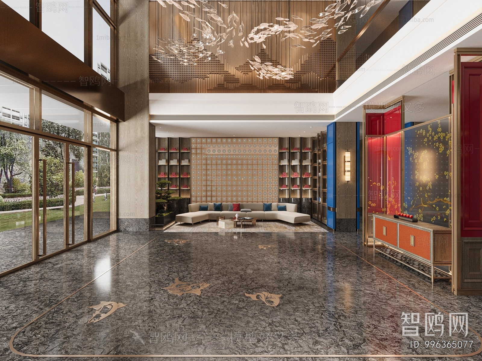 New Chinese Style Lobby Hall
