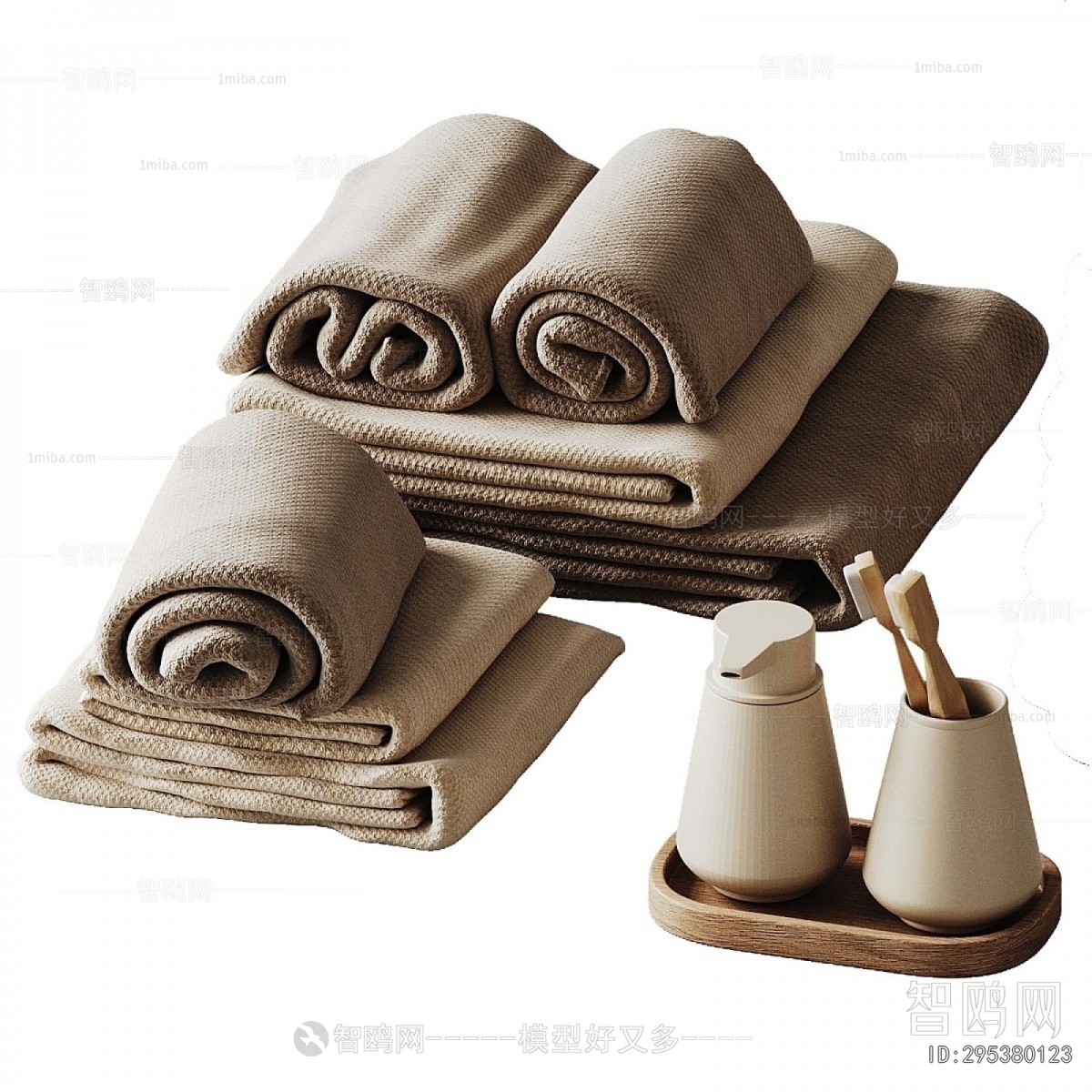Wabi-sabi Style Bathroom Set