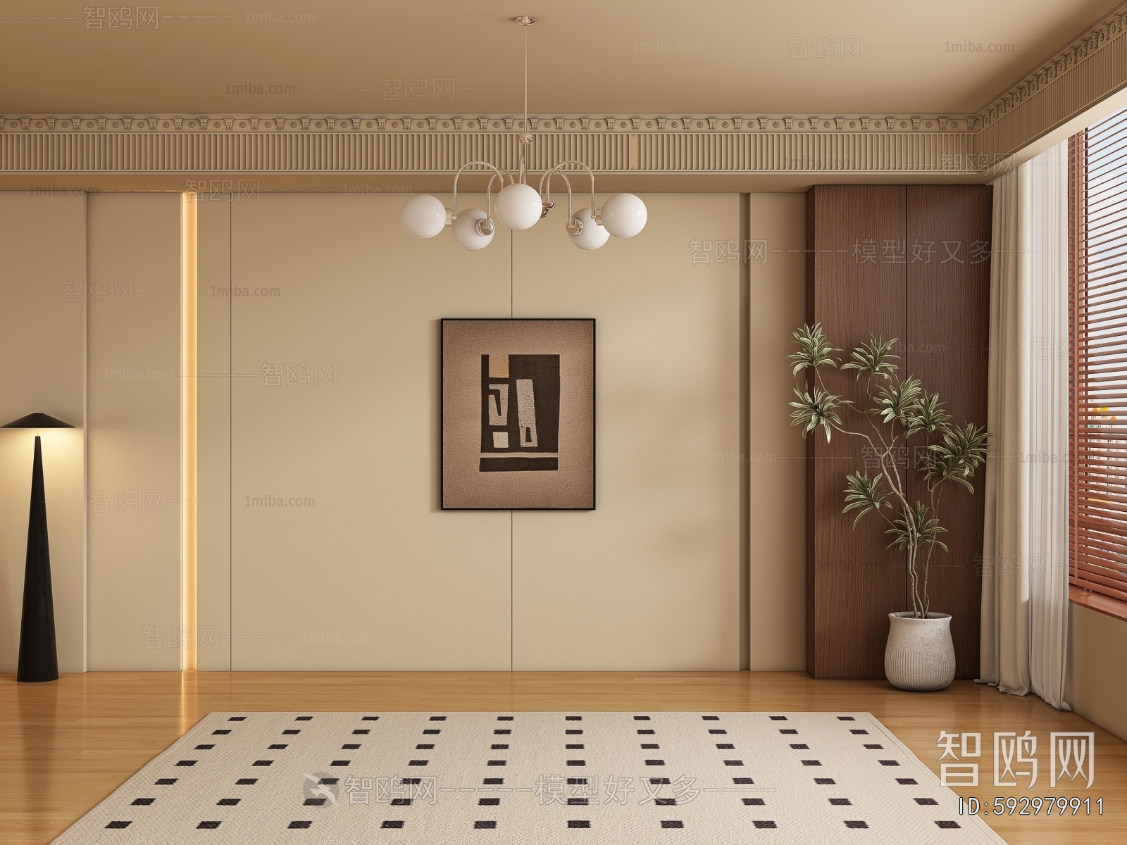 French Style TV Wall