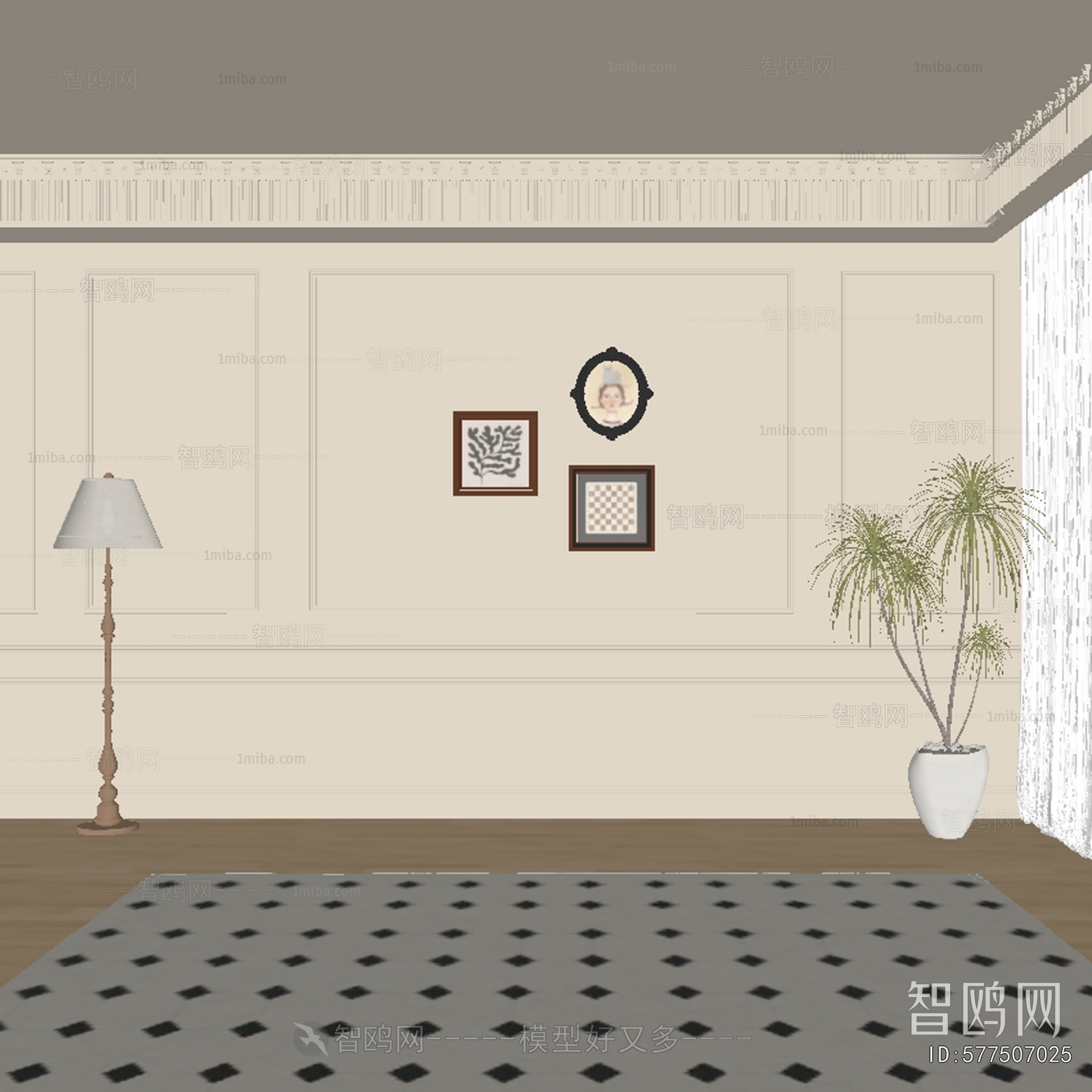 French Style TV Wall