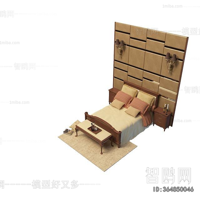 French Style Double Bed
