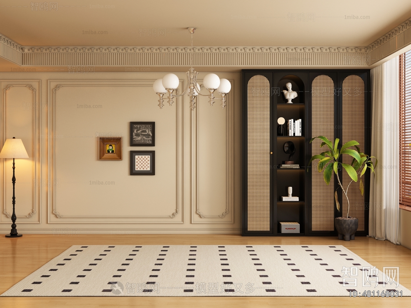 French Style TV Wall