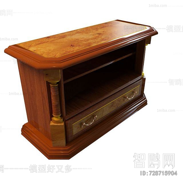 Simple European Style Side Cabinet