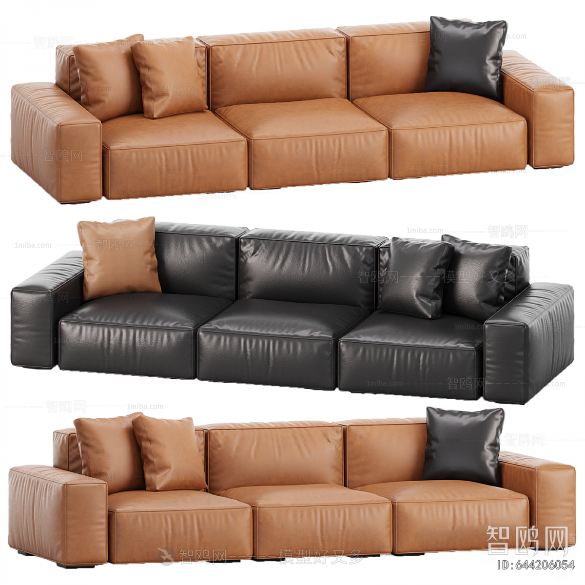 Modern Three-seat Sofa