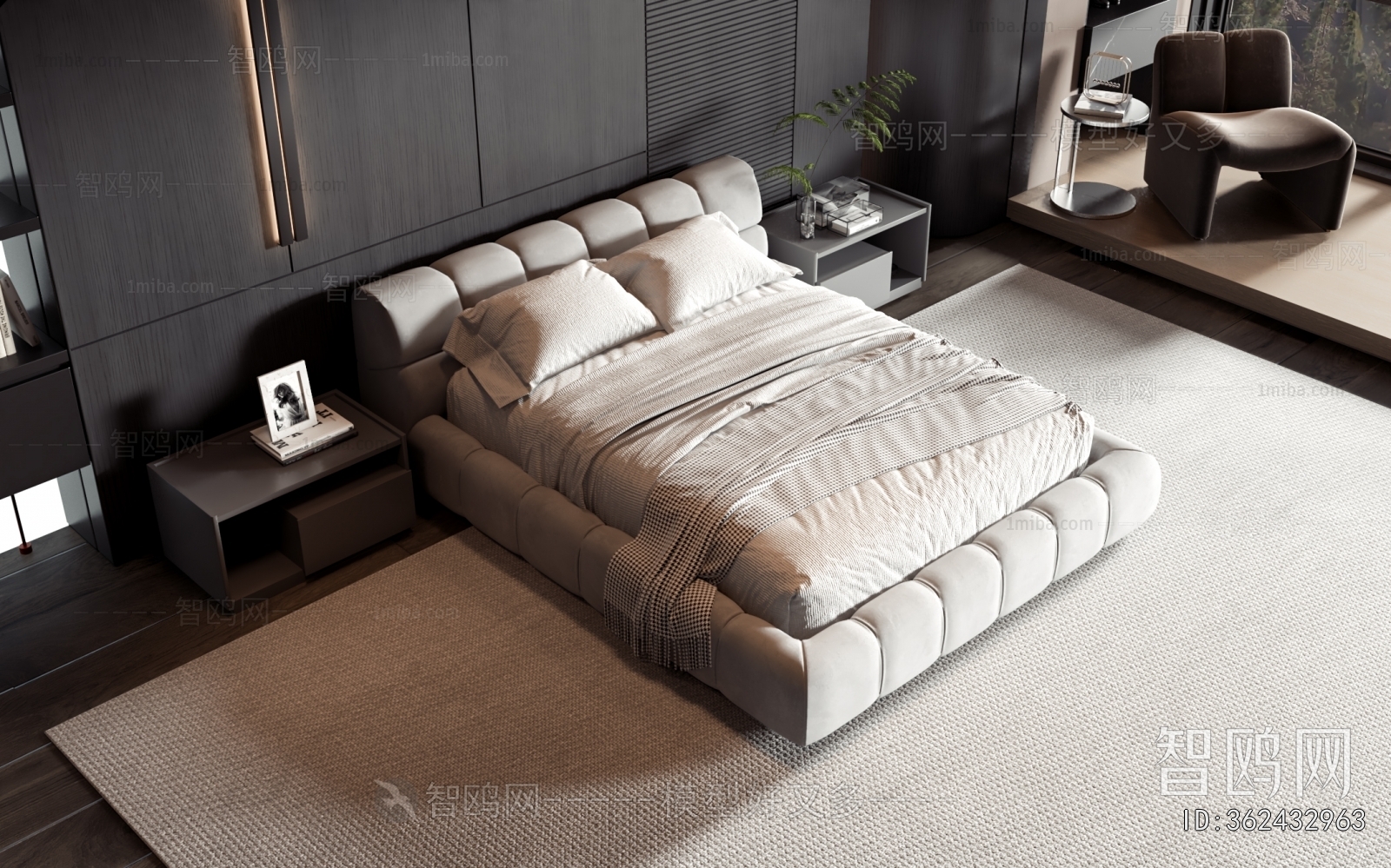 Modern Double Bed