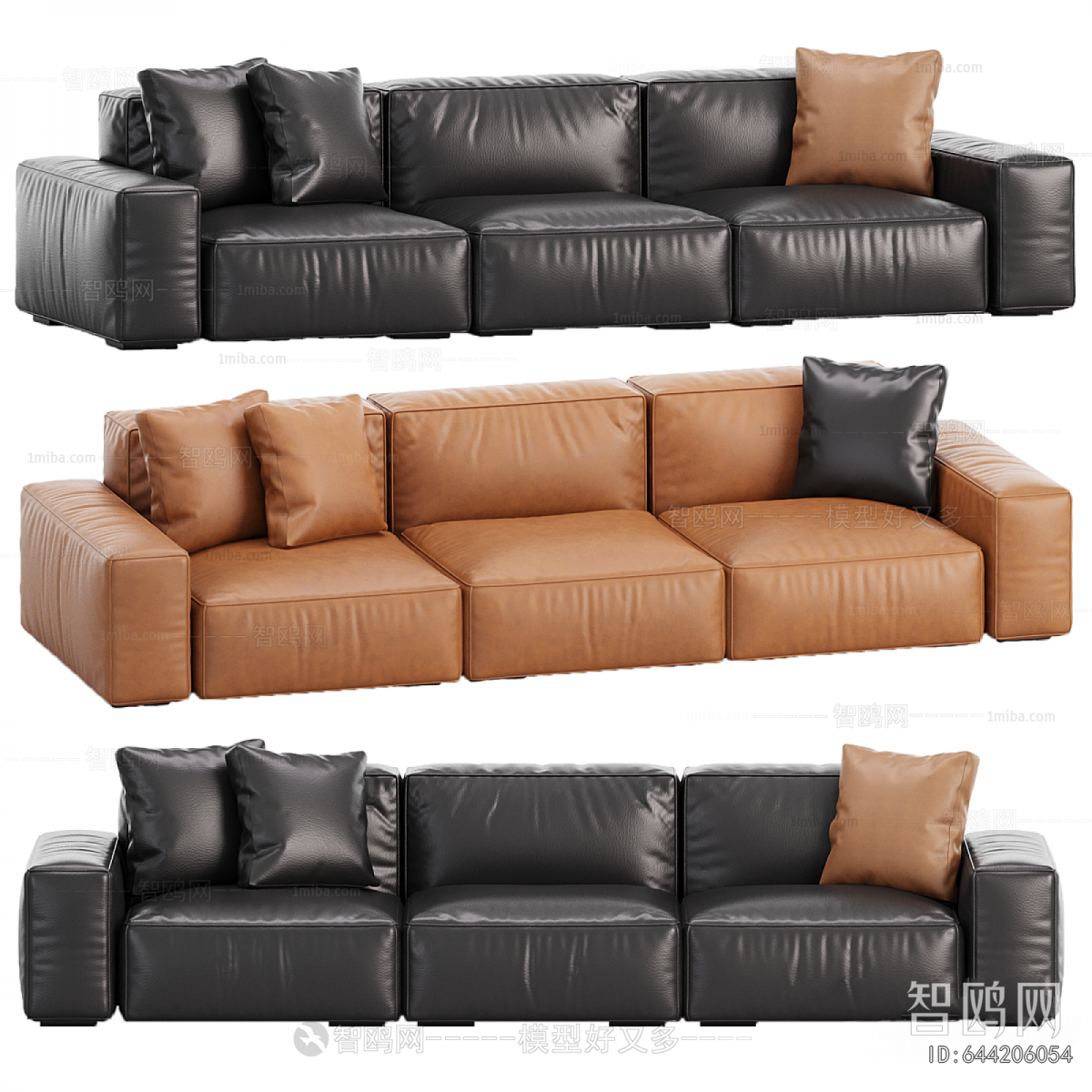 Modern Three-seat Sofa