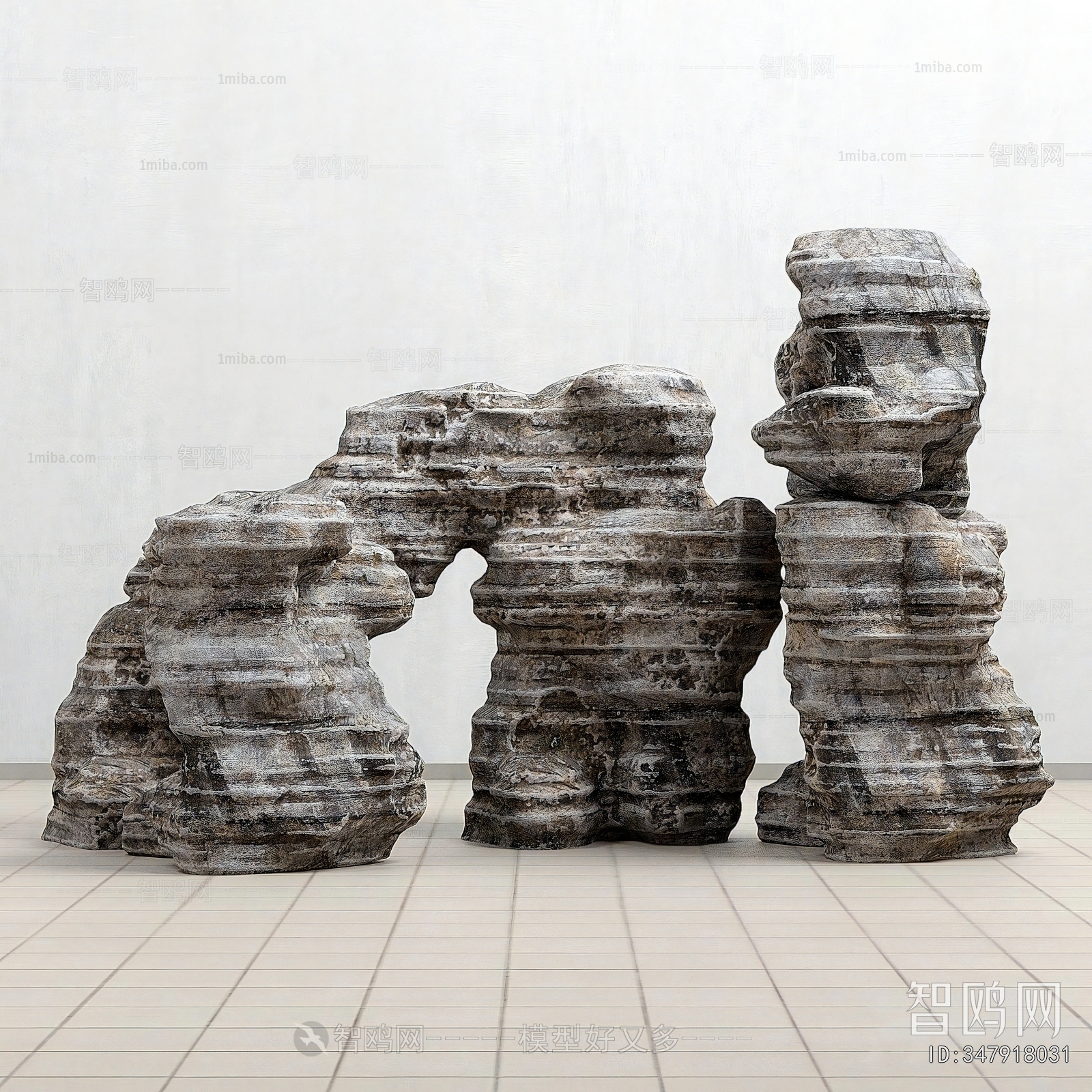 Modern Rockery Waterscape