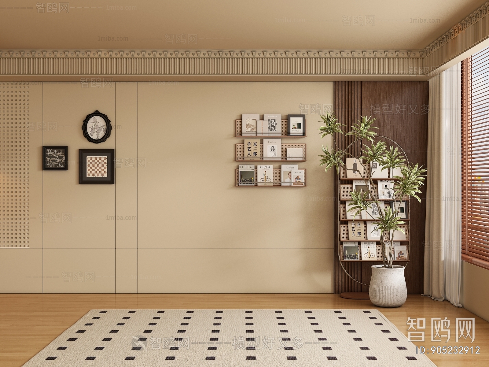 French Style TV Wall