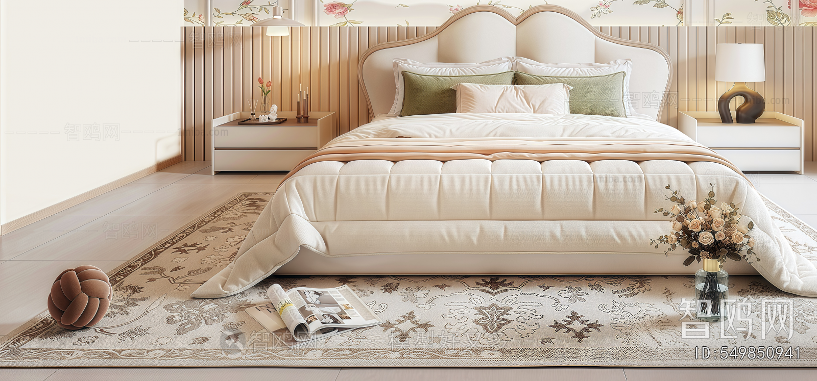 French Style Double Bed