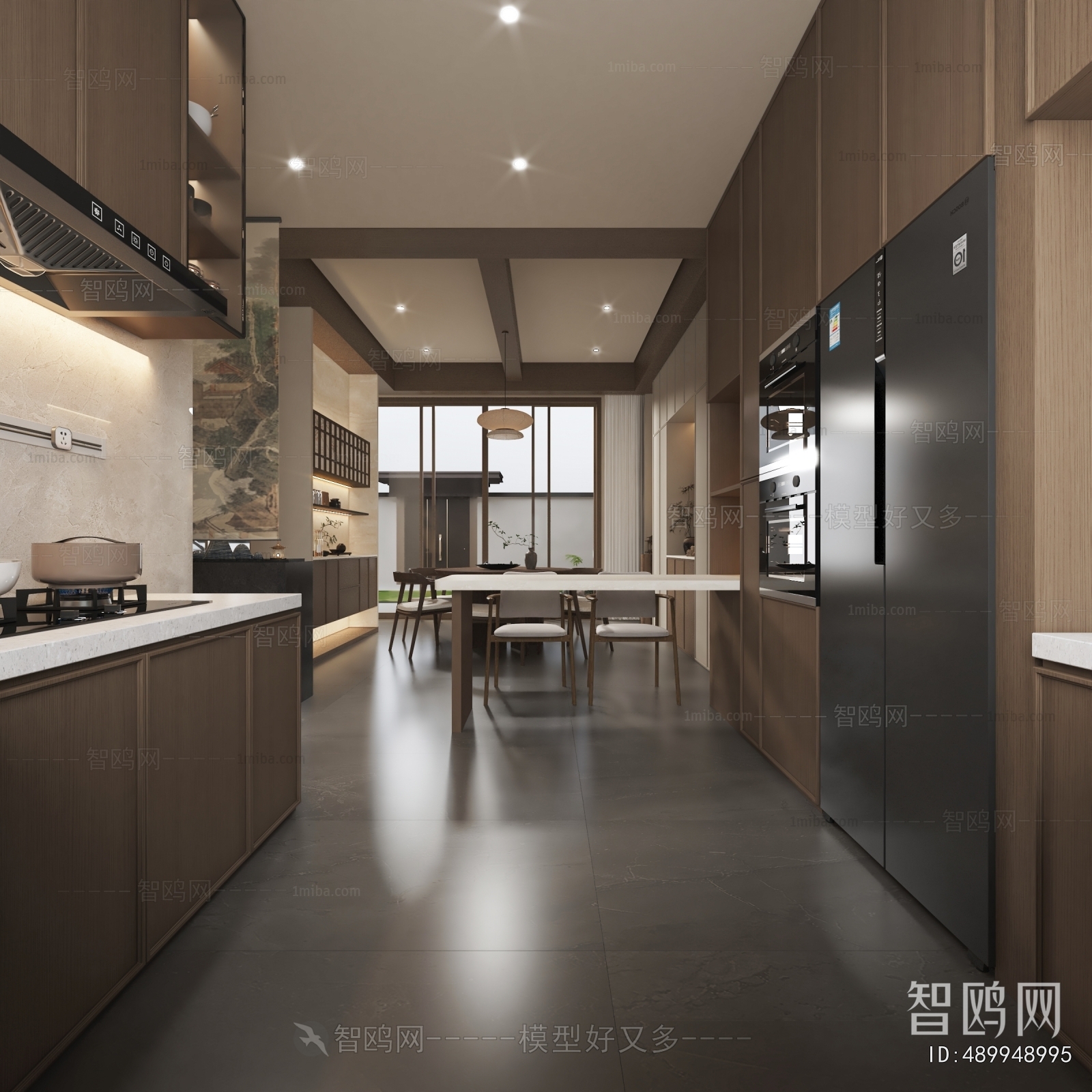 New Chinese Style Dining Room