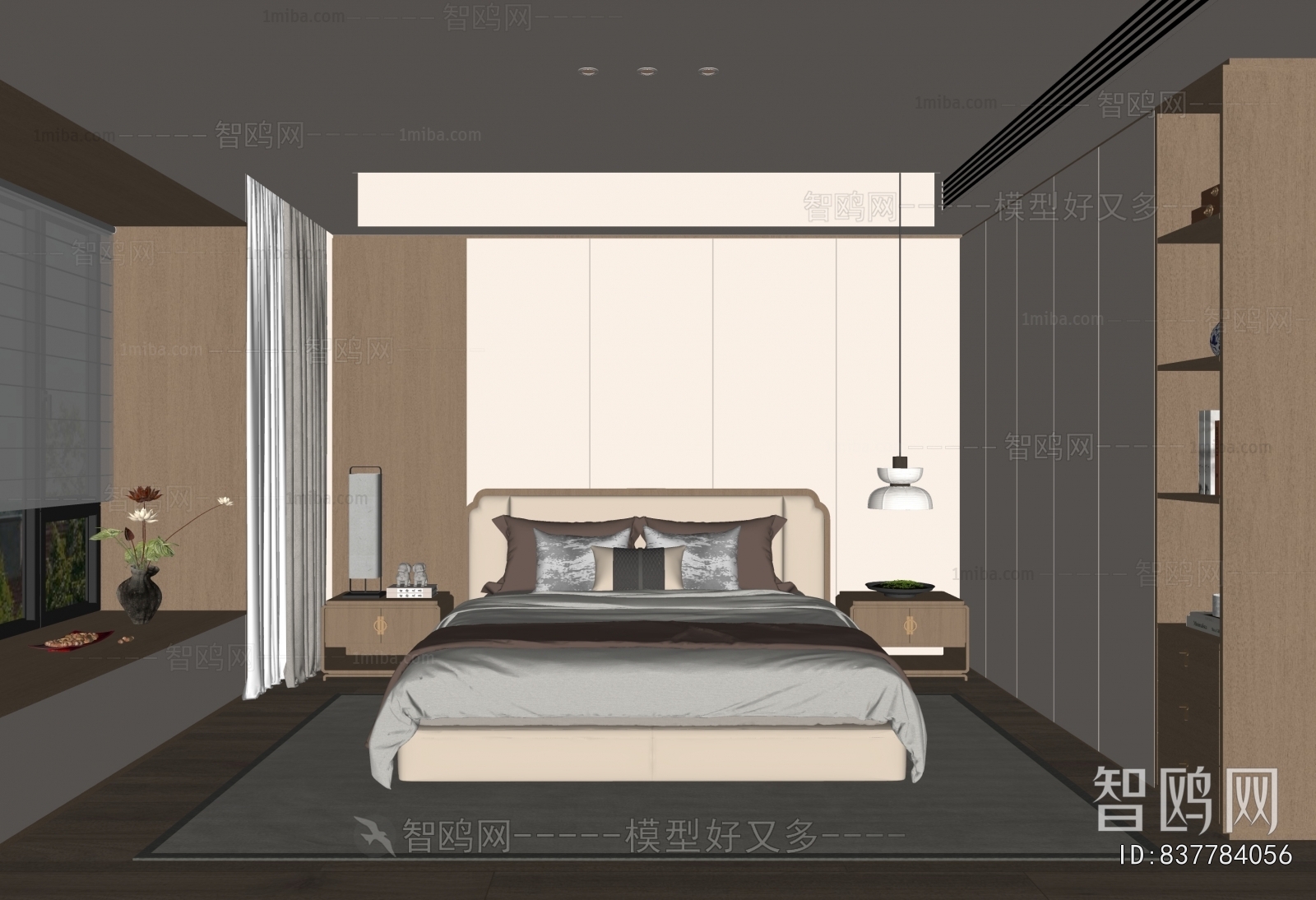 New Chinese Style Bedroom