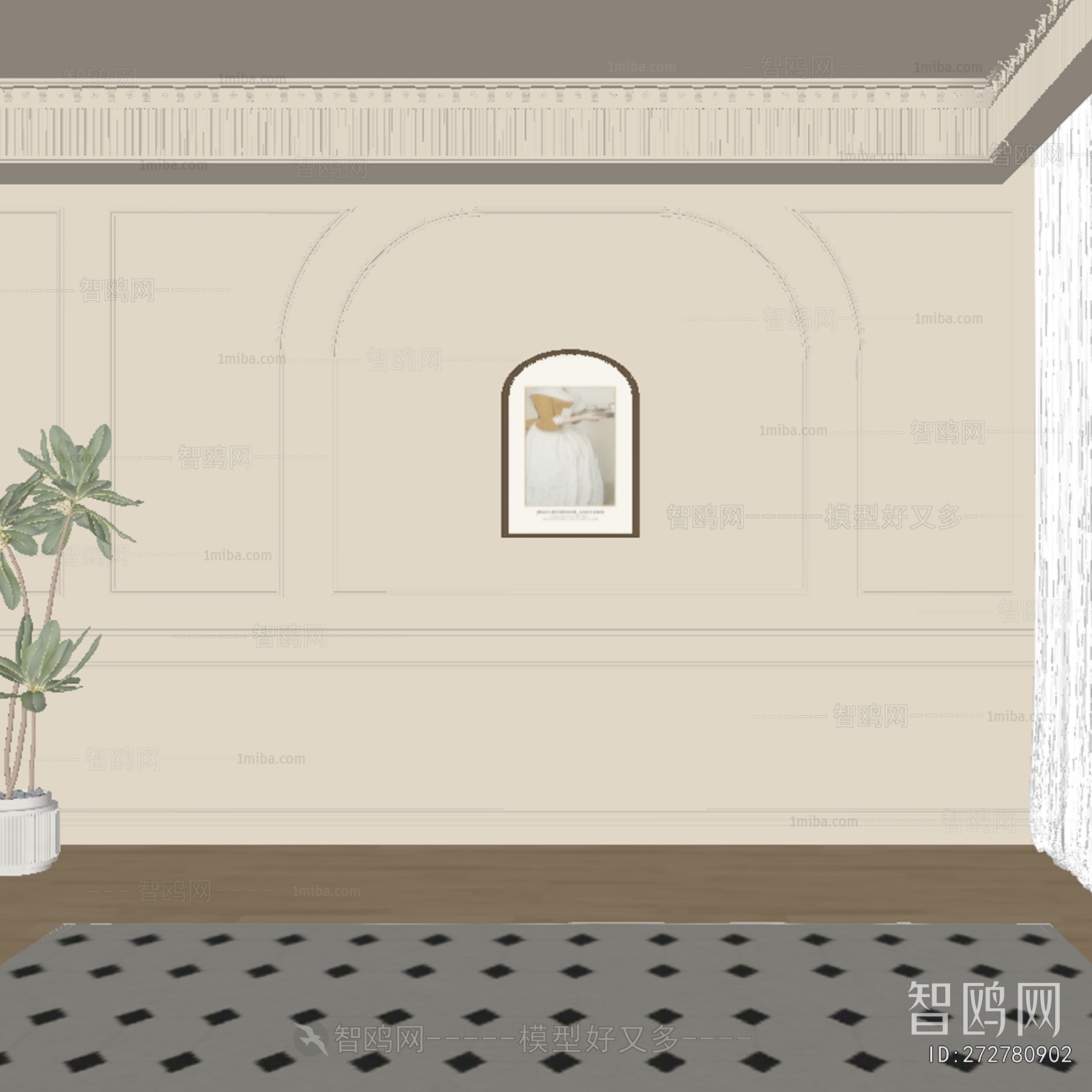 French Style TV Wall