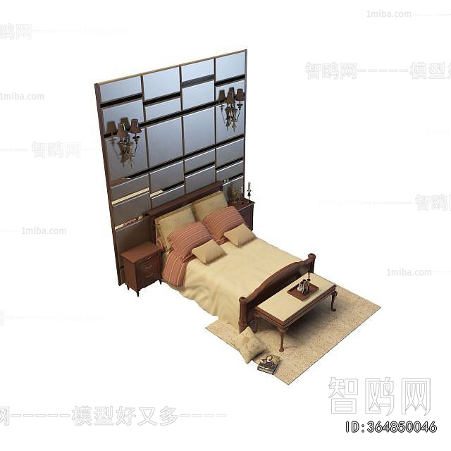 French Style Double Bed