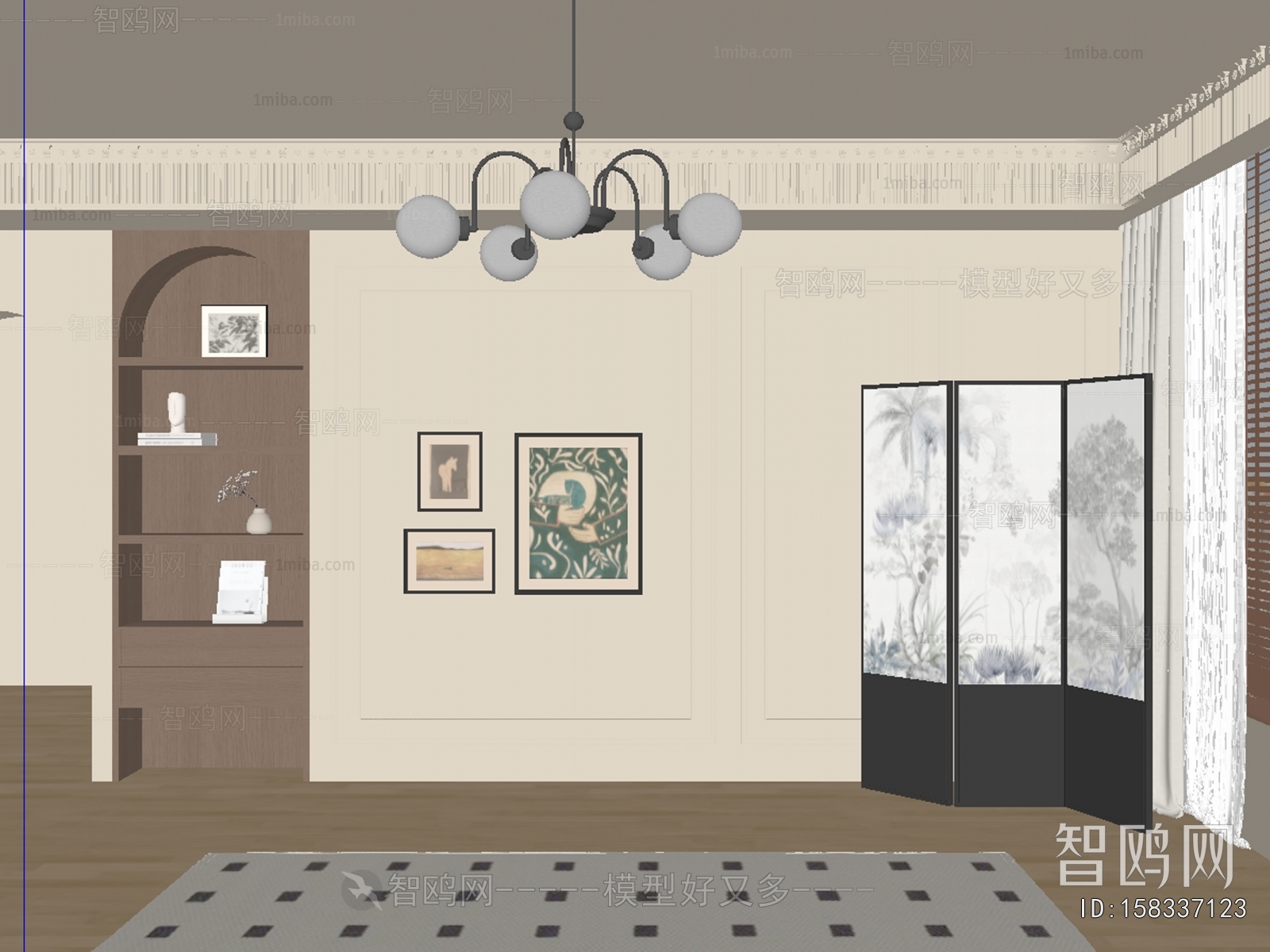 French Style TV Wall