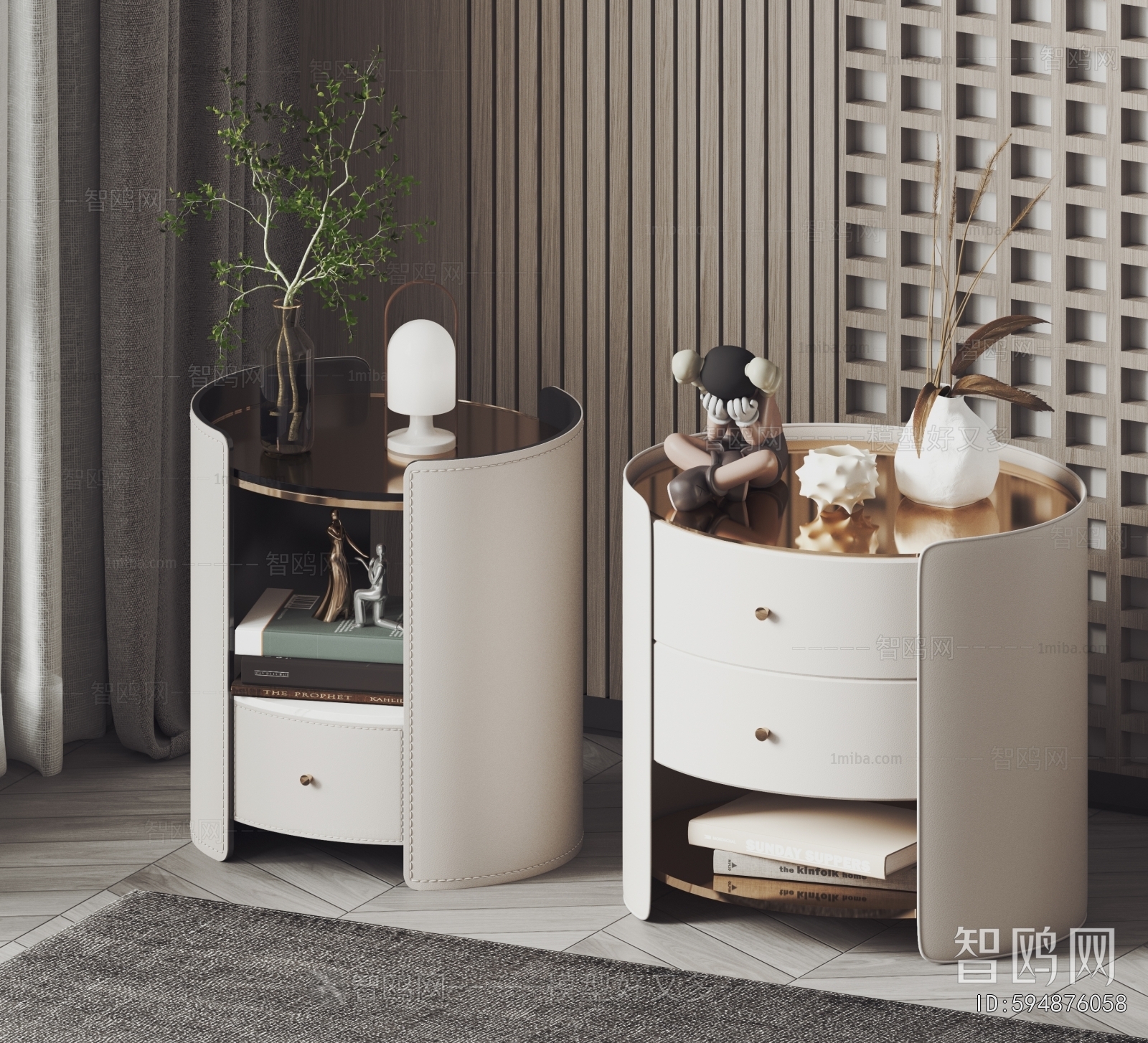 Modern Bedside Cupboard