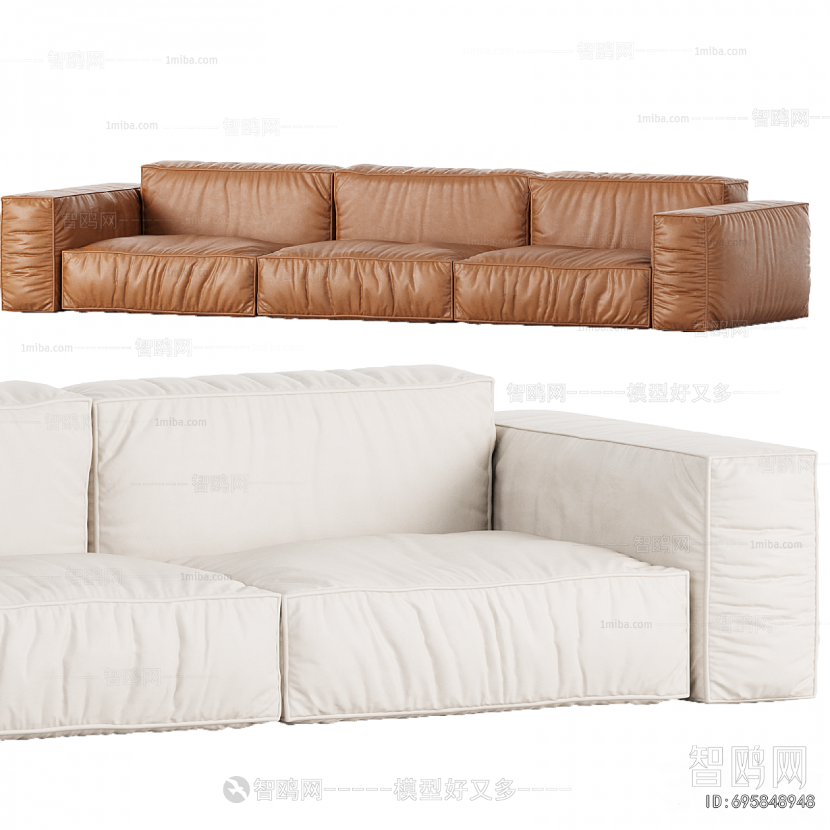 Modern Three-seat Sofa