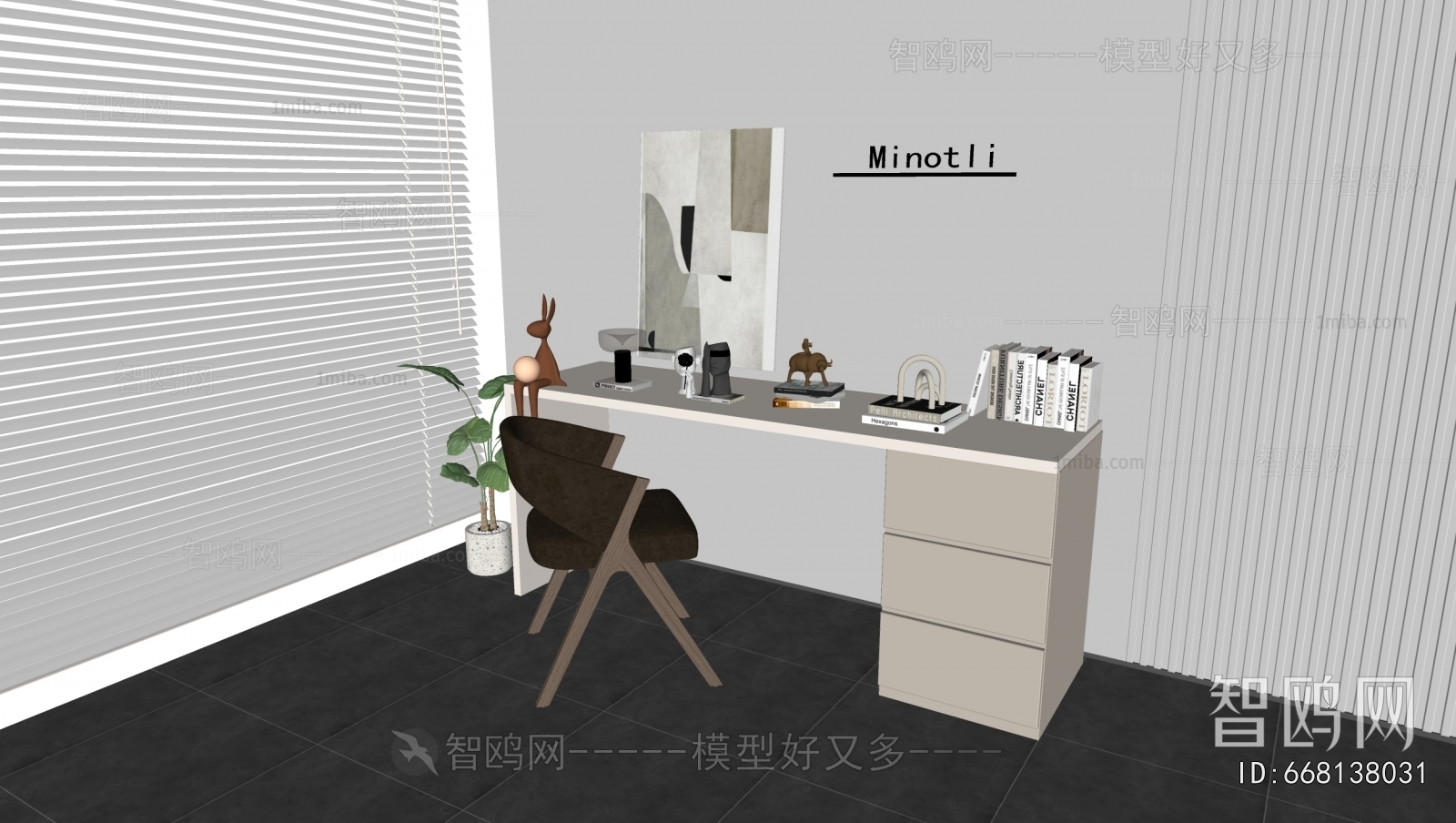 Modern Computer Desk And Chair