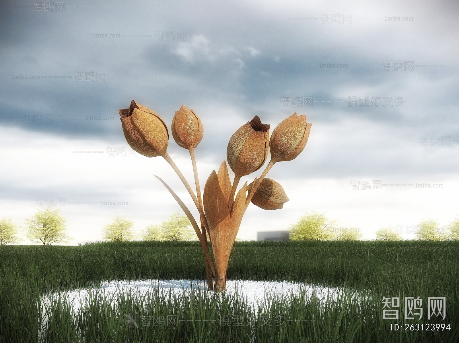 Modern Sculpture Sketch