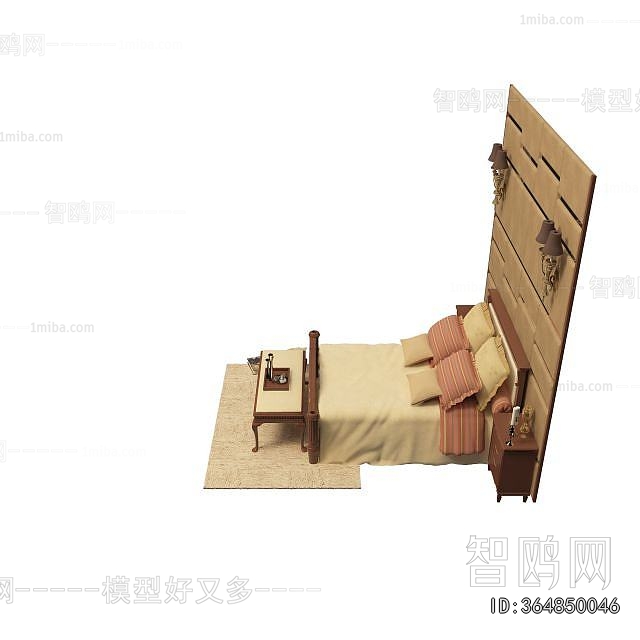 French Style Double Bed