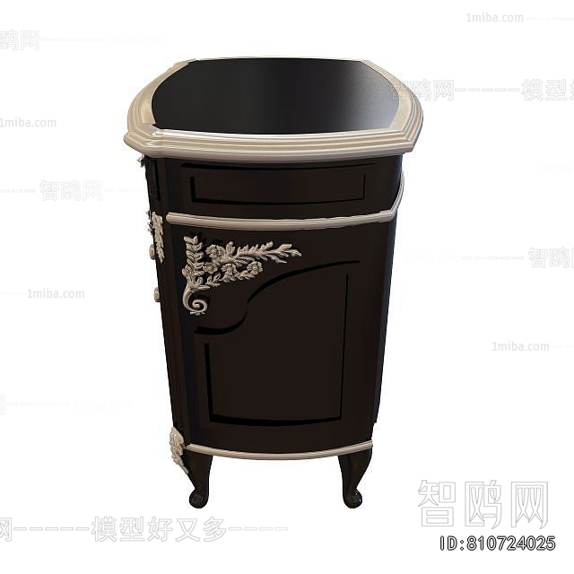 European Style Bedside Cupboard