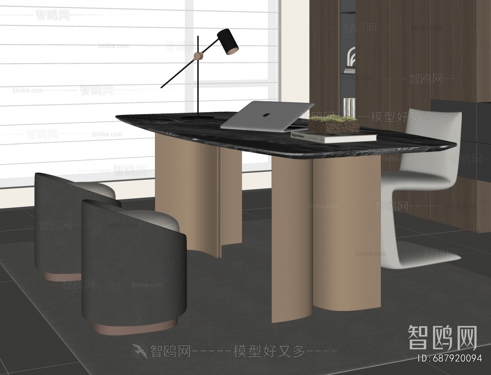 Modern Computer Desk And Chair