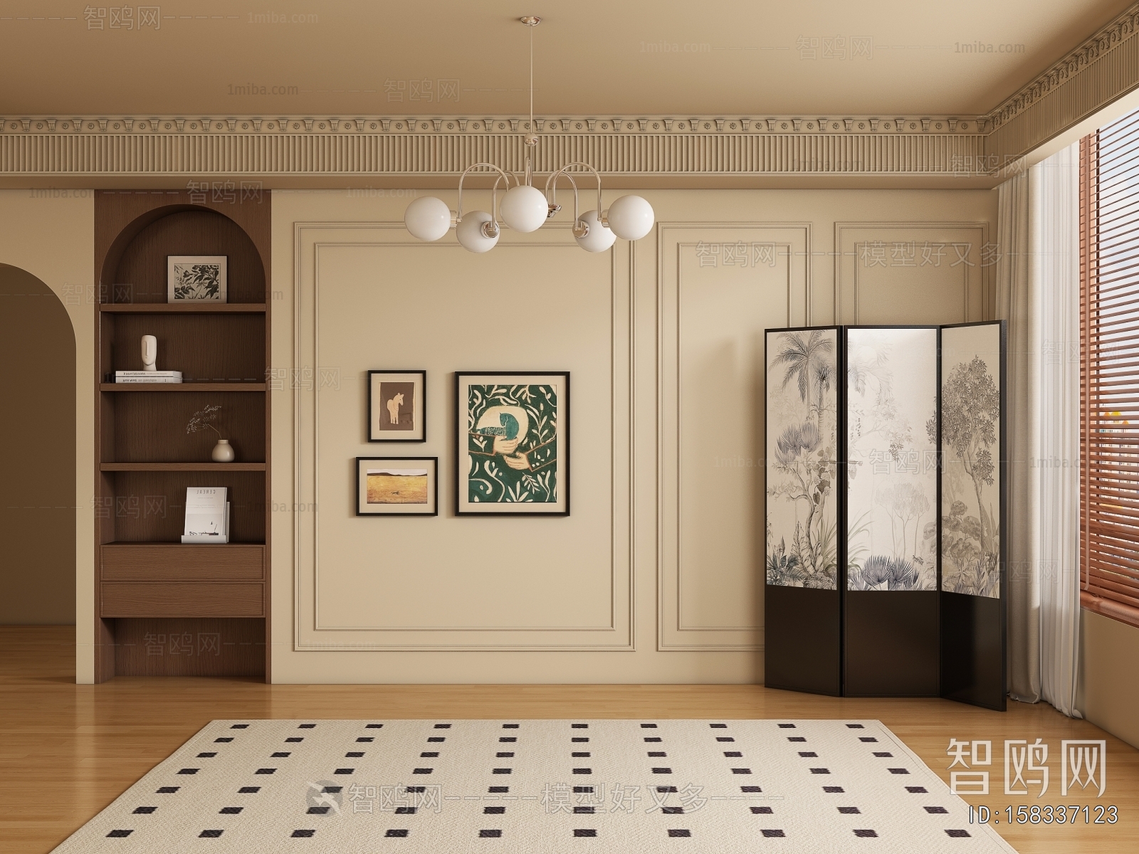 French Style TV Wall