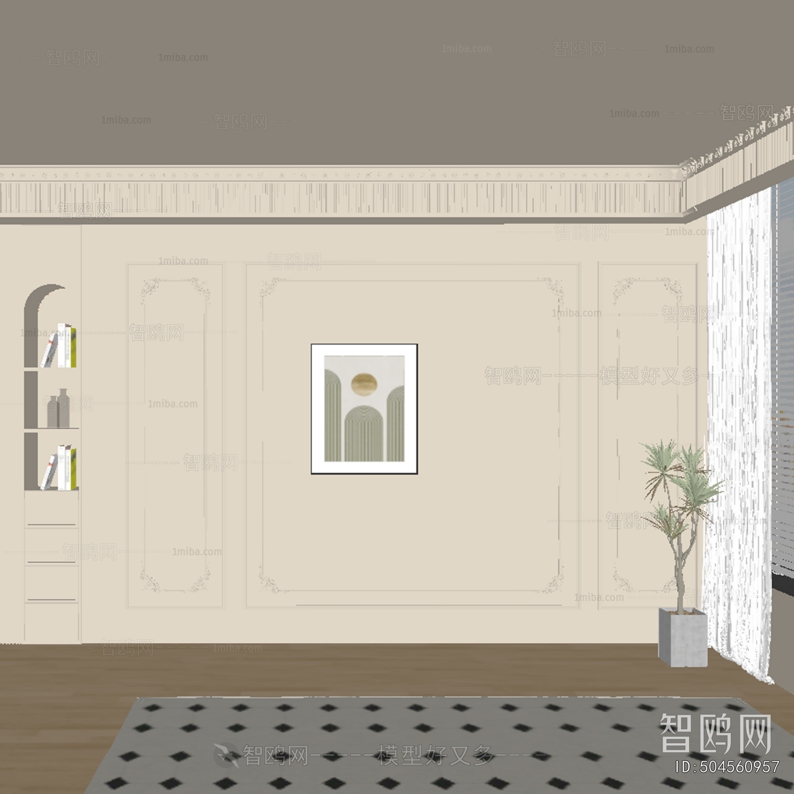 French Style TV Wall