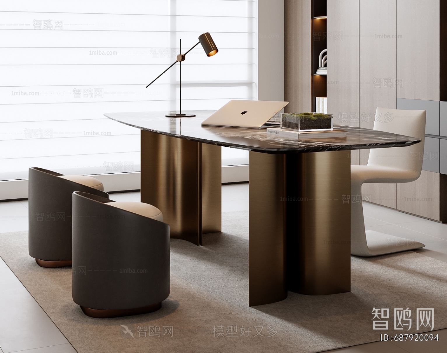 Modern Computer Desk And Chair