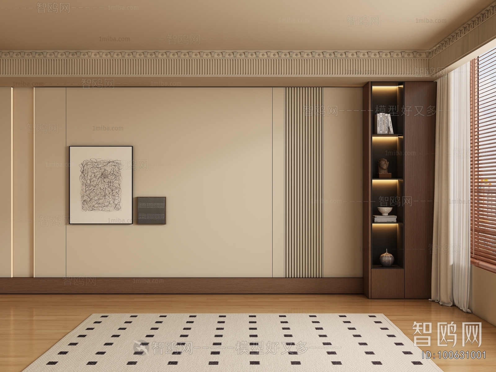 French Style TV Wall