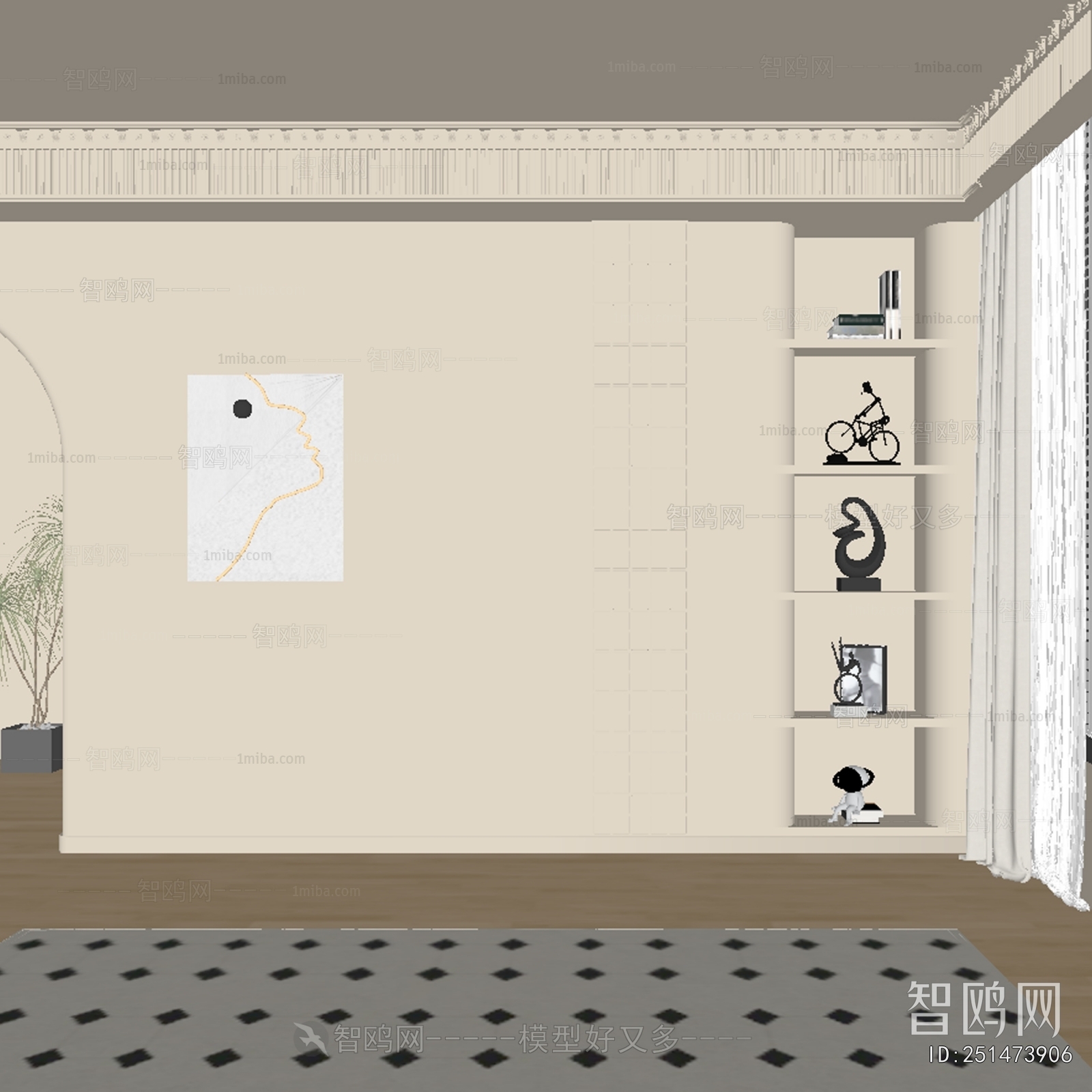 French Style TV Wall