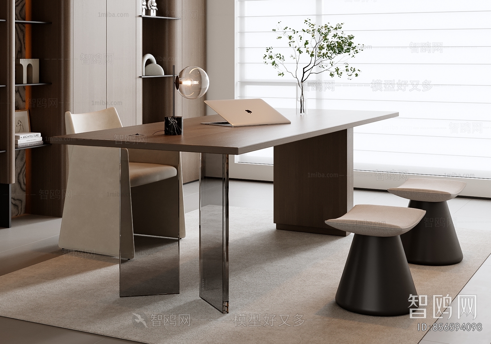 Modern Computer Desk And Chair