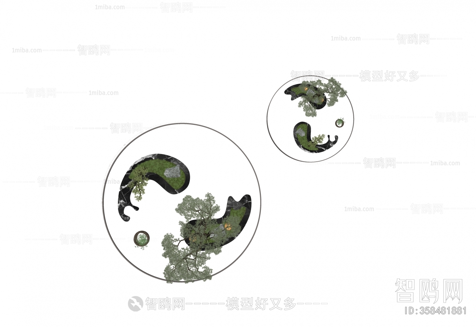 New Chinese Style Rockery Waterscape