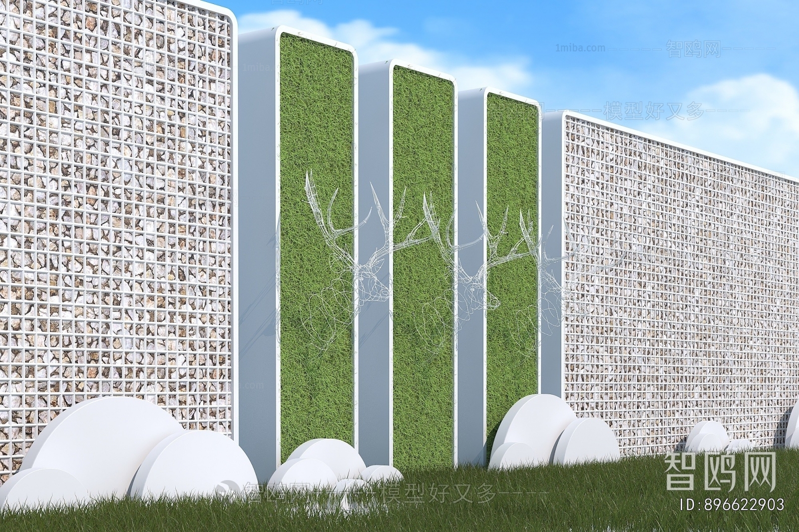 Modern Landscape Wall