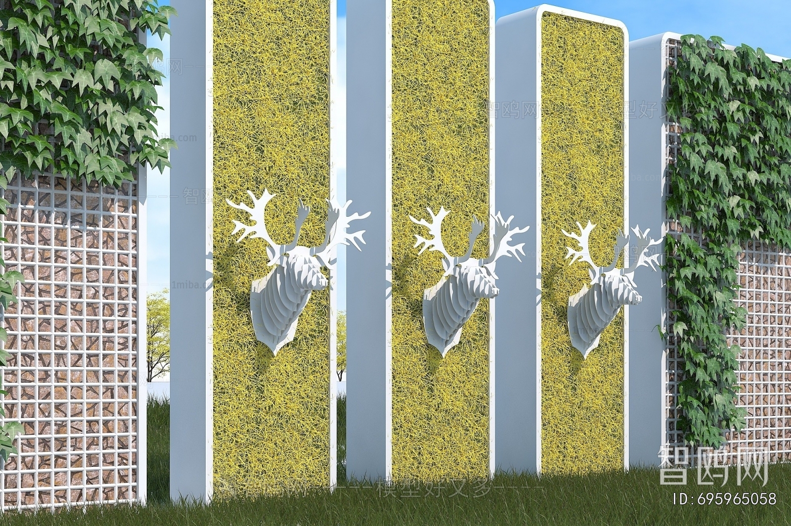 Modern Landscape Wall