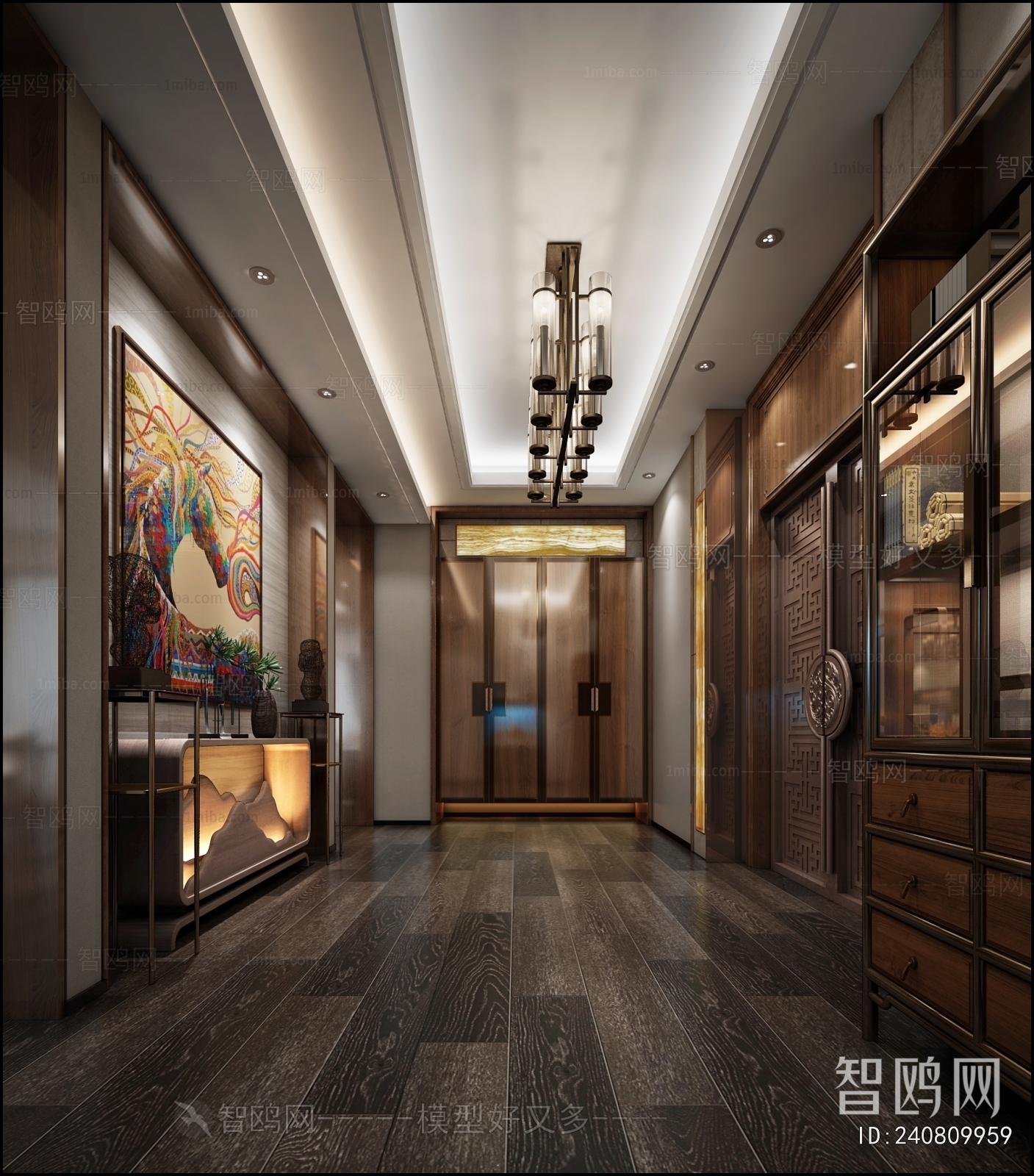 New Chinese Style Hallway