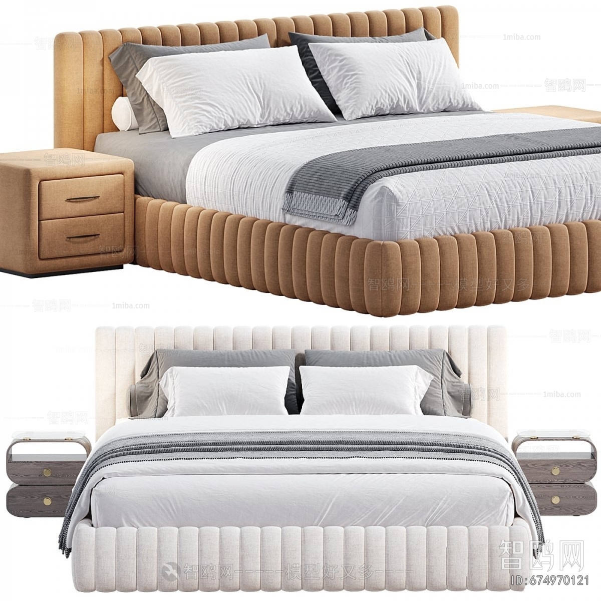 Modern Double Bed