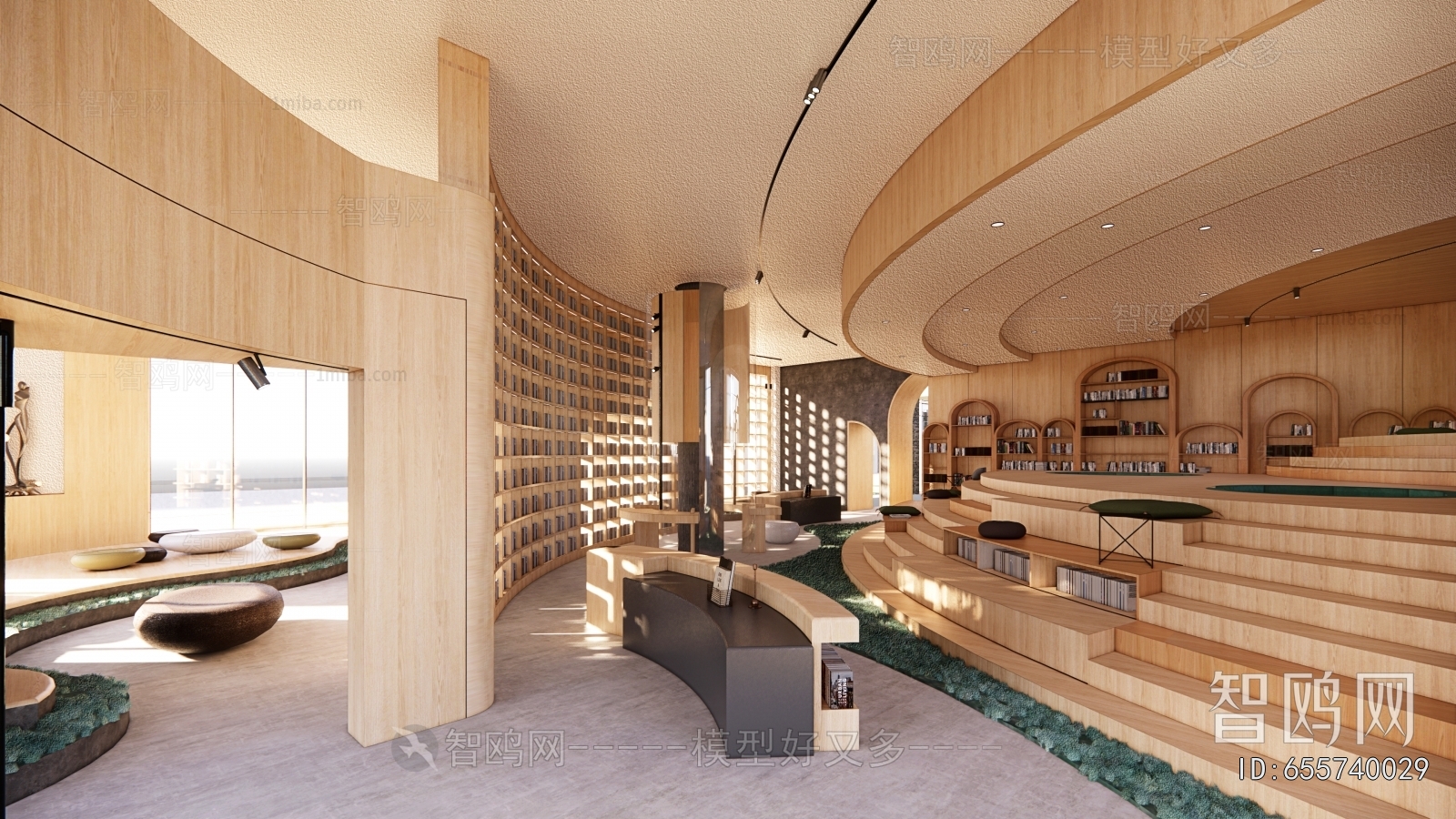 Modern Bookstore Book Bar