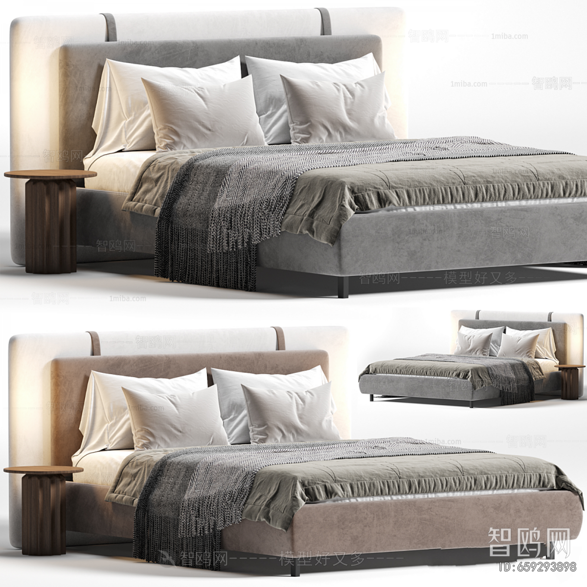 Modern Double Bed