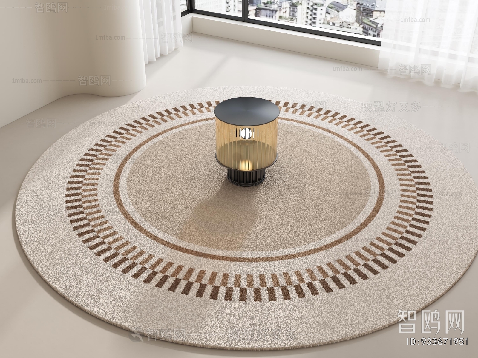 Modern Circular Carpet