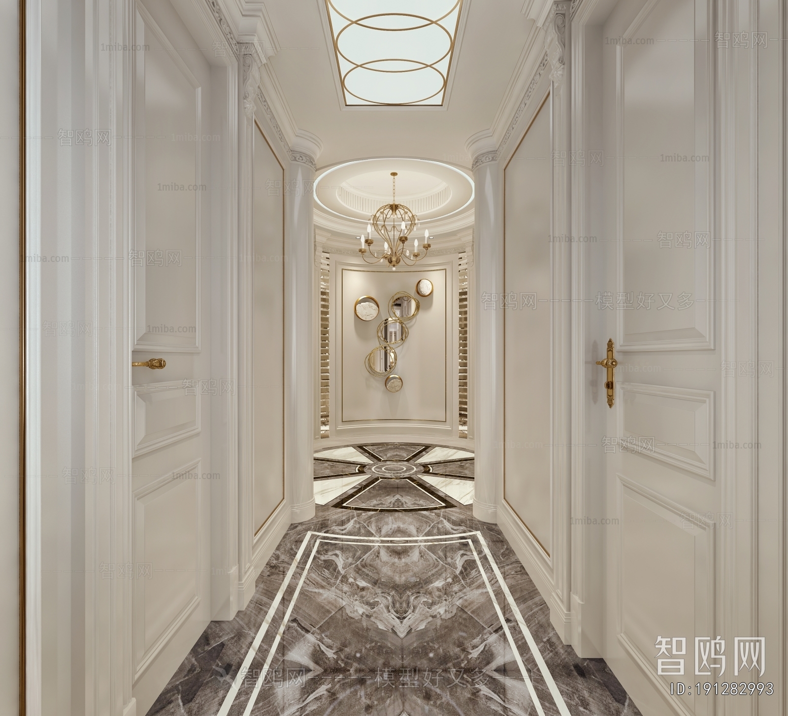 European Style Hallway