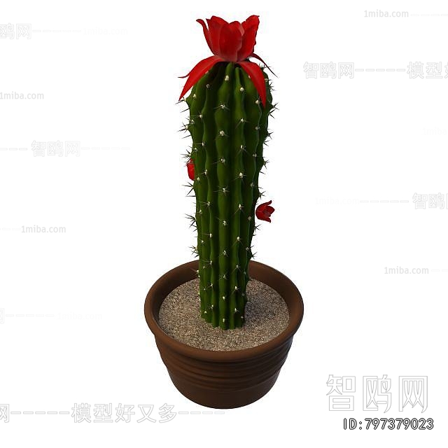 Modern Ground Green Plant Potted Plants