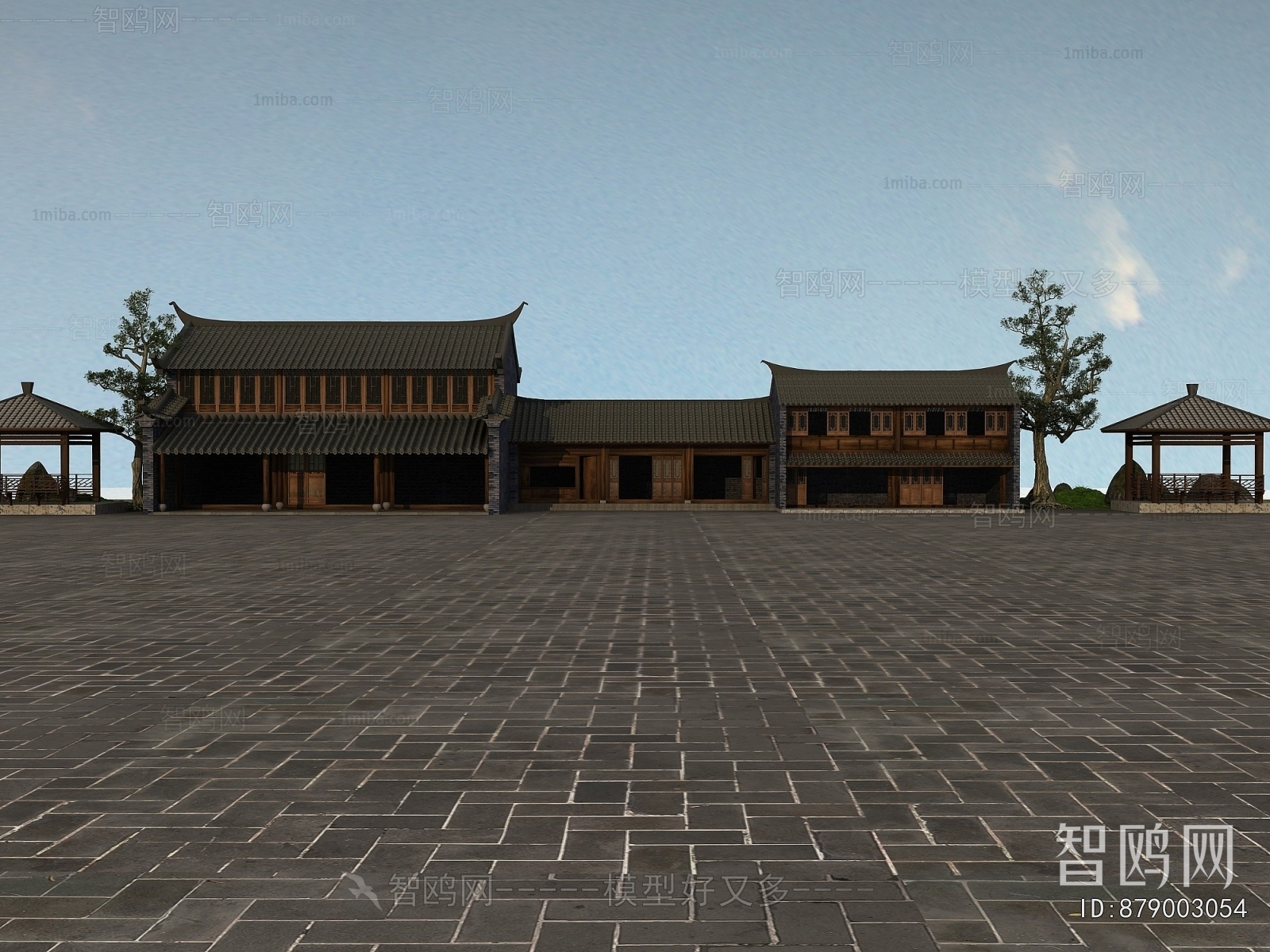 Chinese Style Ancient Architectural Buildings