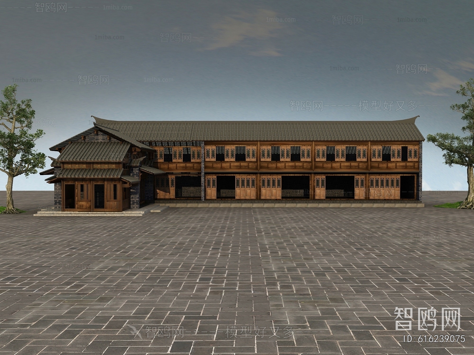 Chinese Style Ancient Architectural Buildings