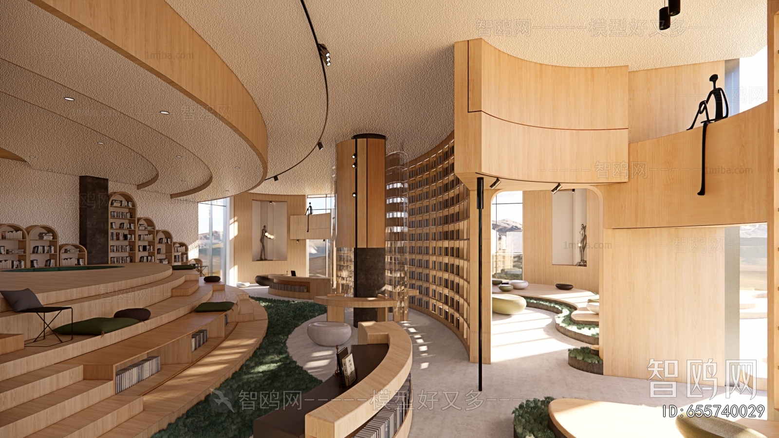 Modern Bookstore Book Bar