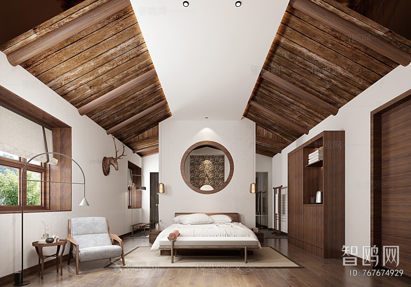 New Chinese Style Guest Room