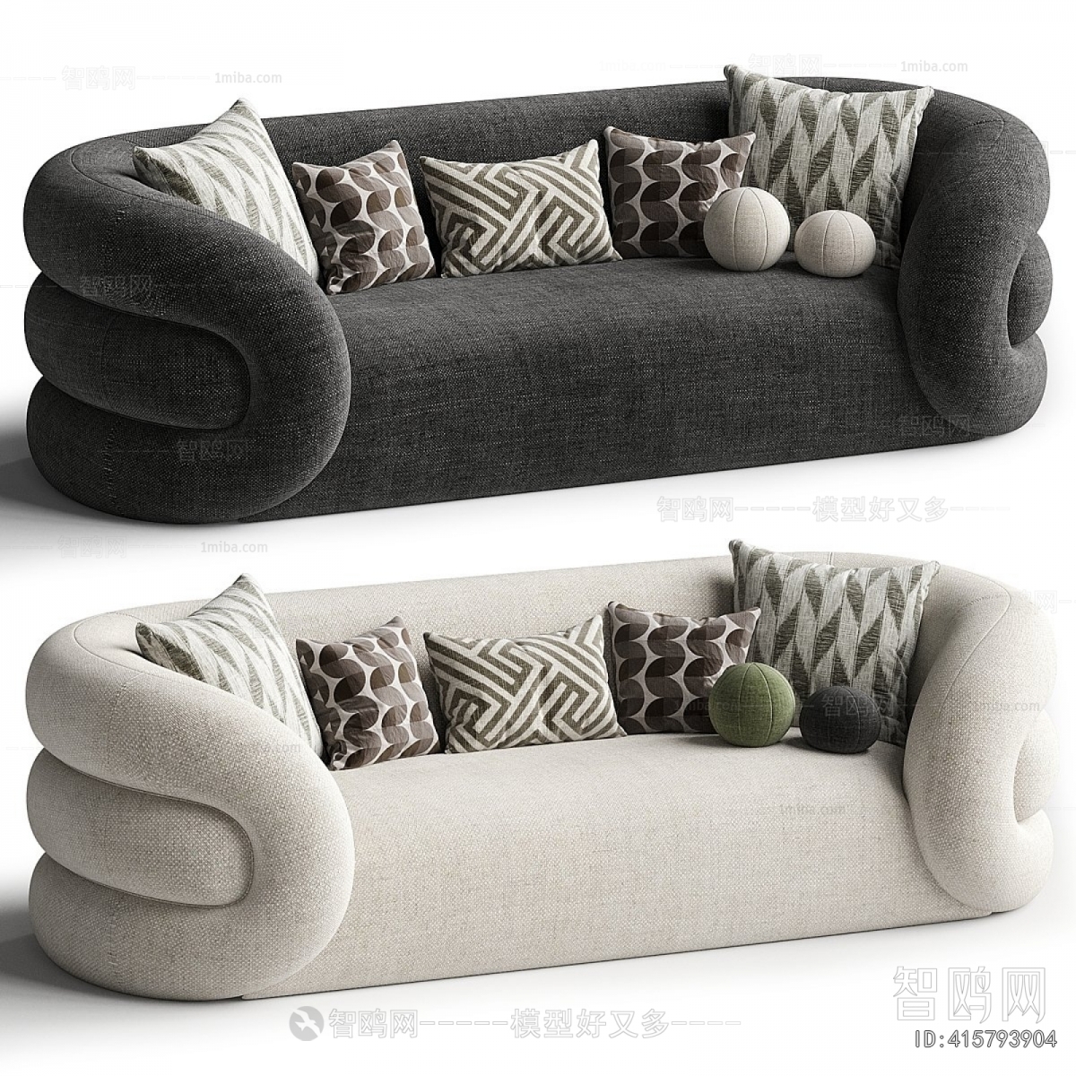 Modern Multi Person Sofa