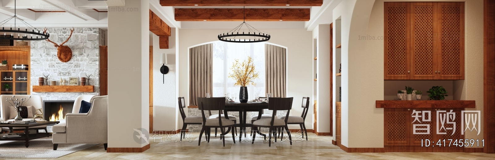 American Style A Living Room