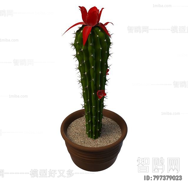 Modern Ground Green Plant Potted Plants